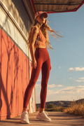 legging rouge